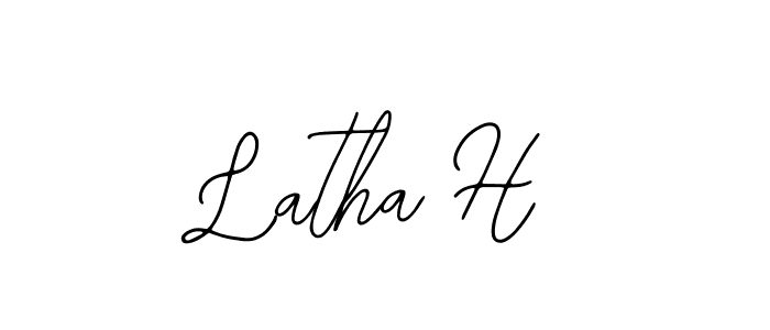 Best and Professional Signature Style for Latha H. Bearetta-2O07w Best Signature Style Collection. Latha H signature style 12 images and pictures png