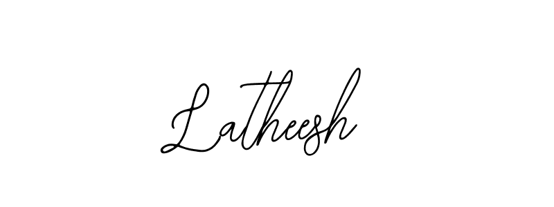 How to make Latheesh signature? Bearetta-2O07w is a professional autograph style. Create handwritten signature for Latheesh name. Latheesh signature style 12 images and pictures png