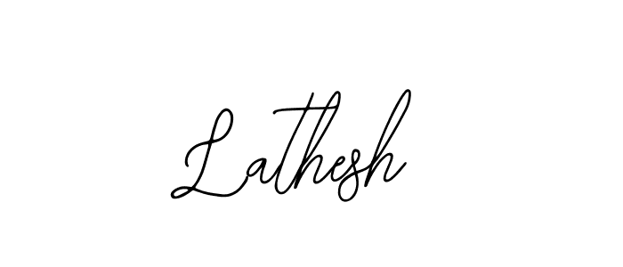 Similarly Bearetta-2O07w is the best handwritten signature design. Signature creator online .You can use it as an online autograph creator for name Lathesh. Lathesh signature style 12 images and pictures png
