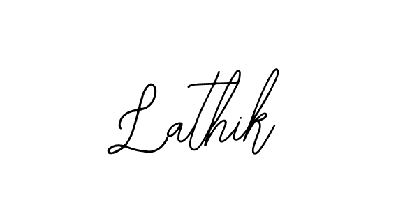 Also we have Lathik name is the best signature style. Create professional handwritten signature collection using Bearetta-2O07w autograph style. Lathik signature style 12 images and pictures png