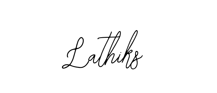 Also we have Lathiks name is the best signature style. Create professional handwritten signature collection using Bearetta-2O07w autograph style. Lathiks signature style 12 images and pictures png