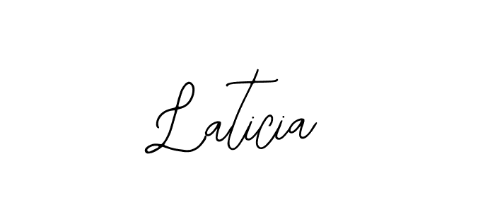 The best way (Bearetta-2O07w) to make a short signature is to pick only two or three words in your name. The name Laticia include a total of six letters. For converting this name. Laticia signature style 12 images and pictures png