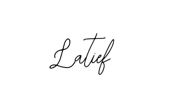 You should practise on your own different ways (Bearetta-2O07w) to write your name (Latief) in signature. don't let someone else do it for you. Latief signature style 12 images and pictures png