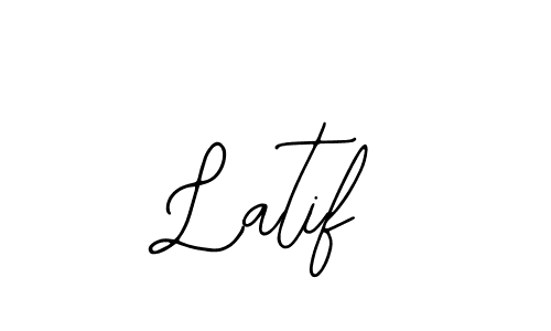 if you are searching for the best signature style for your name Latif. so please give up your signature search. here we have designed multiple signature styles  using Bearetta-2O07w. Latif signature style 12 images and pictures png