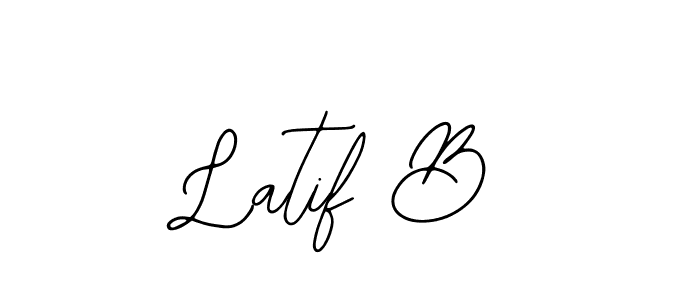 It looks lik you need a new signature style for name Latif B. Design unique handwritten (Bearetta-2O07w) signature with our free signature maker in just a few clicks. Latif B signature style 12 images and pictures png