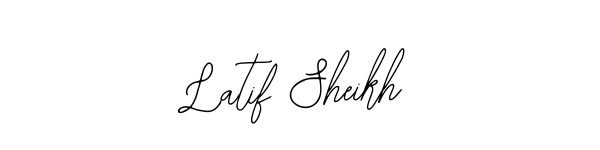 Latif Sheikh stylish signature style. Best Handwritten Sign (Bearetta-2O07w) for my name. Handwritten Signature Collection Ideas for my name Latif Sheikh. Latif Sheikh signature style 12 images and pictures png