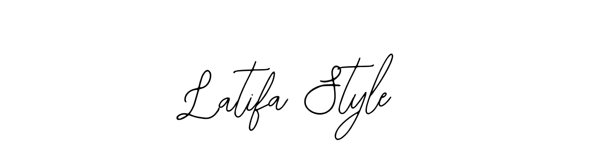 Bearetta-2O07w is a professional signature style that is perfect for those who want to add a touch of class to their signature. It is also a great choice for those who want to make their signature more unique. Get Latifa Style name to fancy signature for free. Latifa Style signature style 12 images and pictures png