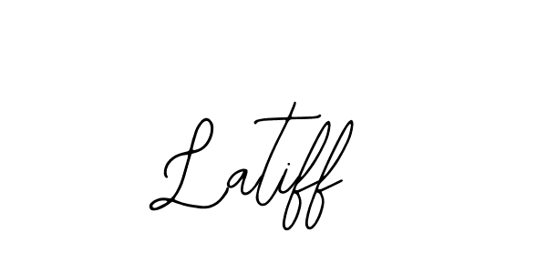 How to make Latiff name signature. Use Bearetta-2O07w style for creating short signs online. This is the latest handwritten sign. Latiff signature style 12 images and pictures png