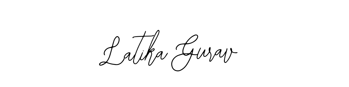 How to make Latika Gurav name signature. Use Bearetta-2O07w style for creating short signs online. This is the latest handwritten sign. Latika Gurav signature style 12 images and pictures png