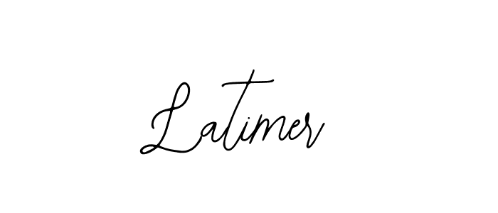 Design your own signature with our free online signature maker. With this signature software, you can create a handwritten (Bearetta-2O07w) signature for name Latimer. Latimer signature style 12 images and pictures png