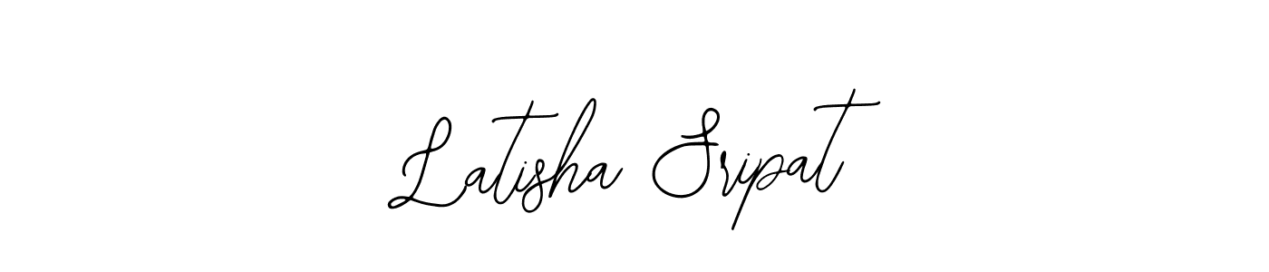 if you are searching for the best signature style for your name Latisha Sripat. so please give up your signature search. here we have designed multiple signature styles  using Bearetta-2O07w. Latisha Sripat signature style 12 images and pictures png