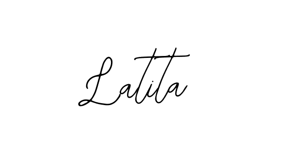 Design your own signature with our free online signature maker. With this signature software, you can create a handwritten (Bearetta-2O07w) signature for name Latita. Latita signature style 12 images and pictures png