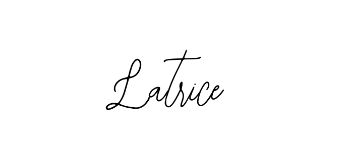 Design your own signature with our free online signature maker. With this signature software, you can create a handwritten (Bearetta-2O07w) signature for name Latrice. Latrice signature style 12 images and pictures png