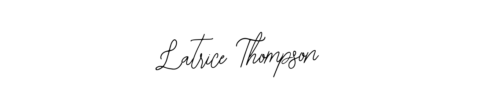 Also we have Latrice Thompson name is the best signature style. Create professional handwritten signature collection using Bearetta-2O07w autograph style. Latrice Thompson signature style 12 images and pictures png