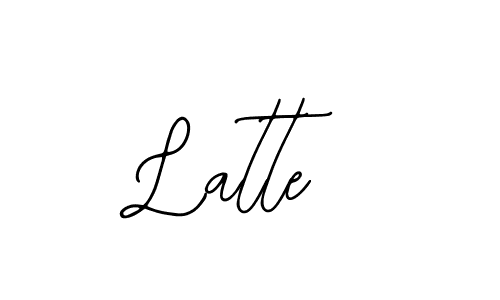 Design your own signature with our free online signature maker. With this signature software, you can create a handwritten (Bearetta-2O07w) signature for name Latte. Latte signature style 12 images and pictures png