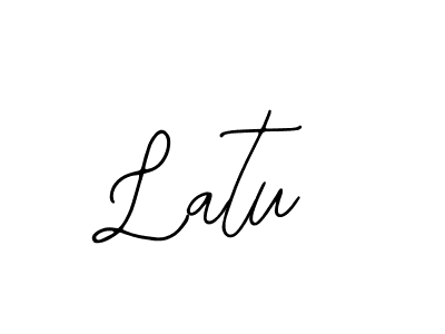 How to make Latu signature? Bearetta-2O07w is a professional autograph style. Create handwritten signature for Latu name. Latu signature style 12 images and pictures png