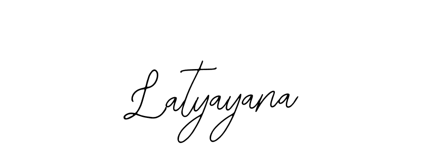 How to make Latyayana signature? Bearetta-2O07w is a professional autograph style. Create handwritten signature for Latyayana name. Latyayana signature style 12 images and pictures png