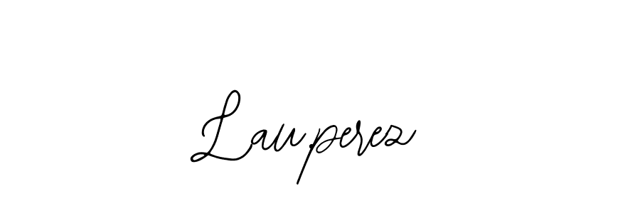 You should practise on your own different ways (Bearetta-2O07w) to write your name (Lau.perez) in signature. don't let someone else do it for you. Lau.perez signature style 12 images and pictures png