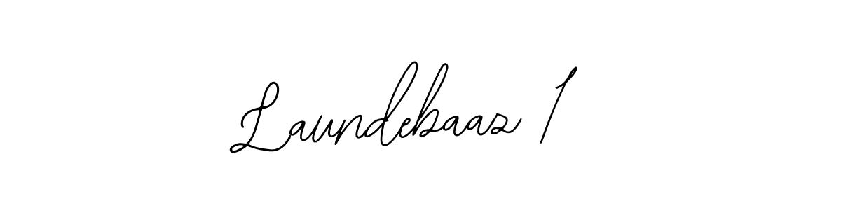 You should practise on your own different ways (Bearetta-2O07w) to write your name (Laundebaaz 1) in signature. don't let someone else do it for you. Laundebaaz 1 signature style 12 images and pictures png