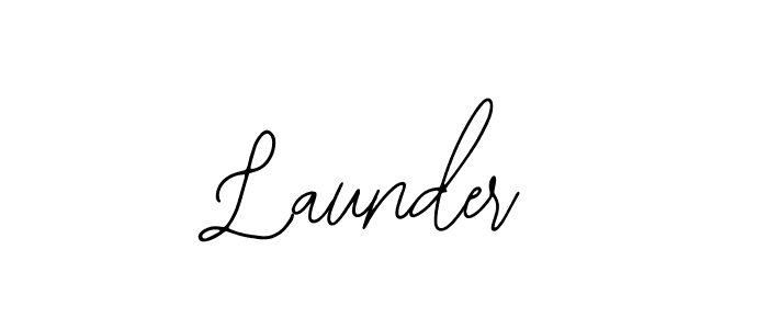 Use a signature maker to create a handwritten signature online. With this signature software, you can design (Bearetta-2O07w) your own signature for name Launder. Launder signature style 12 images and pictures png