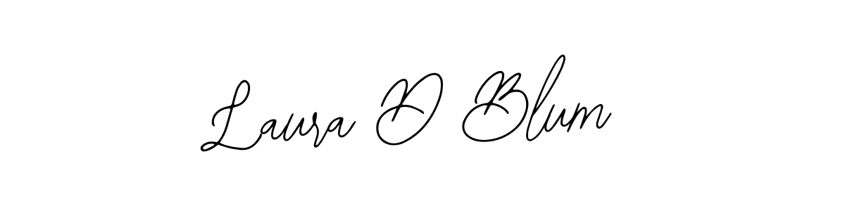 How to make Laura D Blum name signature. Use Bearetta-2O07w style for creating short signs online. This is the latest handwritten sign. Laura D Blum signature style 12 images and pictures png