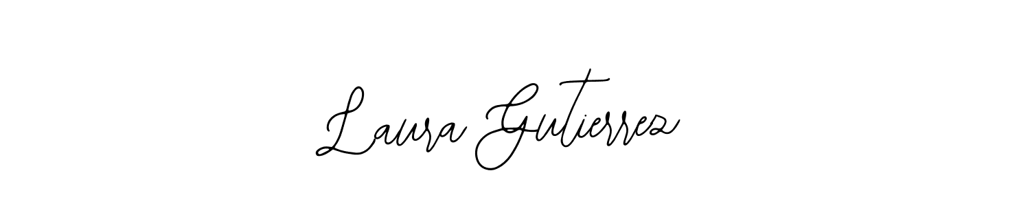 You should practise on your own different ways (Bearetta-2O07w) to write your name (Laura Gutierrez) in signature. don't let someone else do it for you. Laura Gutierrez signature style 12 images and pictures png