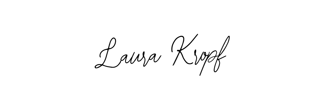 Use a signature maker to create a handwritten signature online. With this signature software, you can design (Bearetta-2O07w) your own signature for name Laura Kropf. Laura Kropf signature style 12 images and pictures png