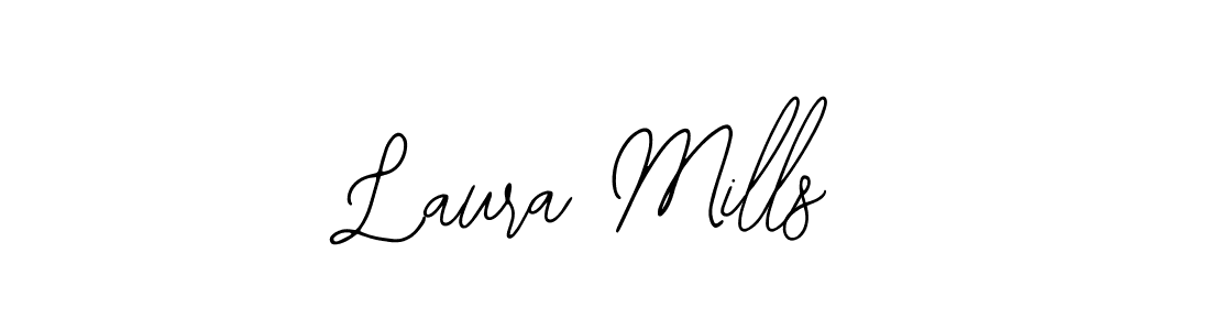 How to make Laura Mills name signature. Use Bearetta-2O07w style for creating short signs online. This is the latest handwritten sign. Laura Mills signature style 12 images and pictures png