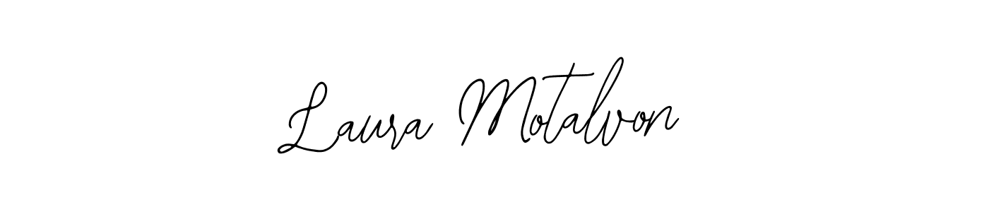 How to make Laura Motalvon signature? Bearetta-2O07w is a professional autograph style. Create handwritten signature for Laura Motalvon name. Laura Motalvon signature style 12 images and pictures png