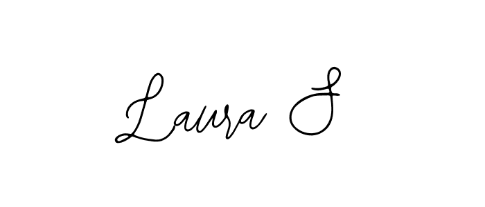 How to make Laura S name signature. Use Bearetta-2O07w style for creating short signs online. This is the latest handwritten sign. Laura S signature style 12 images and pictures png