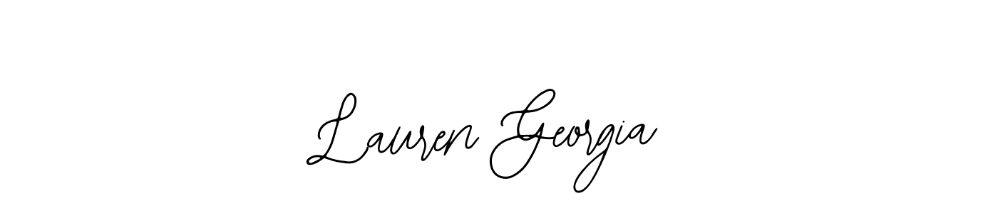See photos of Lauren Georgia official signature by Spectra . Check more albums & portfolios. Read reviews & check more about Bearetta-2O07w font. Lauren Georgia signature style 12 images and pictures png