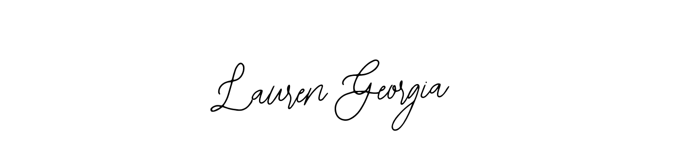 Use a signature maker to create a handwritten signature online. With this signature software, you can design (Bearetta-2O07w) your own signature for name Lauren Georgia. Lauren Georgia signature style 12 images and pictures png