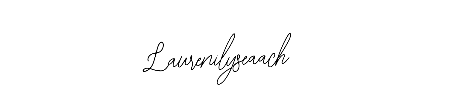 You should practise on your own different ways (Bearetta-2O07w) to write your name (Laurenilyseaach) in signature. don't let someone else do it for you. Laurenilyseaach signature style 12 images and pictures png