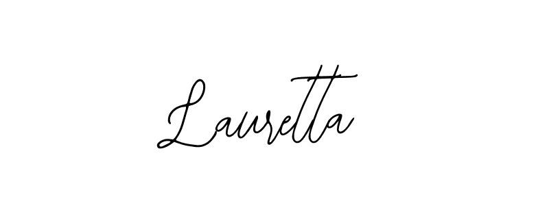 Make a beautiful signature design for name Lauretta. With this signature (Bearetta-2O07w) style, you can create a handwritten signature for free. Lauretta signature style 12 images and pictures png