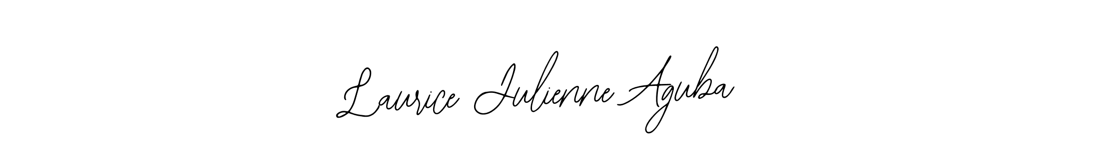 The best way (Bearetta-2O07w) to make a short signature is to pick only two or three words in your name. The name Laurice Julienne Aguba include a total of six letters. For converting this name. Laurice Julienne Aguba signature style 12 images and pictures png