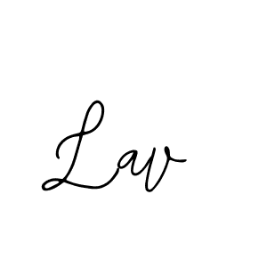 How to make Lav name signature. Use Bearetta-2O07w style for creating short signs online. This is the latest handwritten sign. Lav signature style 12 images and pictures png