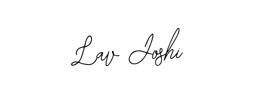 Make a beautiful signature design for name Lav Joshi. Use this online signature maker to create a handwritten signature for free. Lav Joshi signature style 12 images and pictures png