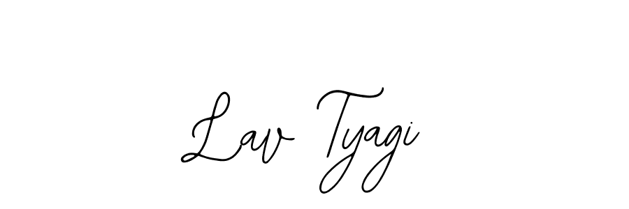if you are searching for the best signature style for your name Lav Tyagi. so please give up your signature search. here we have designed multiple signature styles  using Bearetta-2O07w. Lav Tyagi signature style 12 images and pictures png