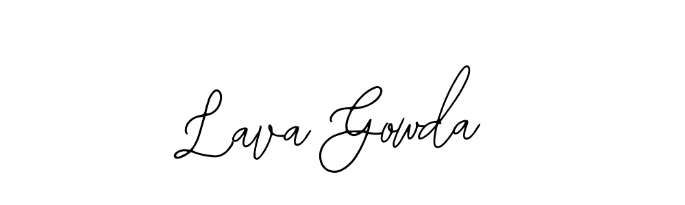 Make a short Lava Gowda signature style. Manage your documents anywhere anytime using Bearetta-2O07w. Create and add eSignatures, submit forms, share and send files easily. Lava Gowda signature style 12 images and pictures png