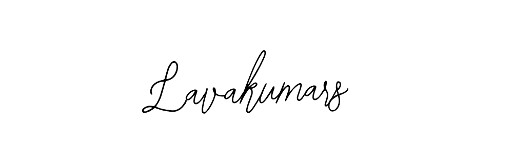 Use a signature maker to create a handwritten signature online. With this signature software, you can design (Bearetta-2O07w) your own signature for name Lavakumars. Lavakumars signature style 12 images and pictures png