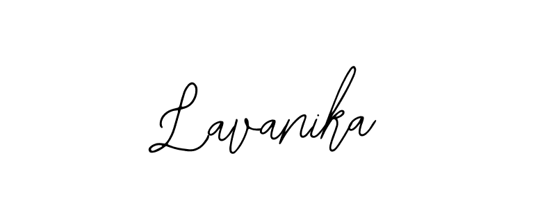 Use a signature maker to create a handwritten signature online. With this signature software, you can design (Bearetta-2O07w) your own signature for name Lavanika. Lavanika signature style 12 images and pictures png
