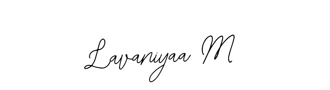 Make a beautiful signature design for name Lavaniyaa M. With this signature (Bearetta-2O07w) style, you can create a handwritten signature for free. Lavaniyaa M signature style 12 images and pictures png