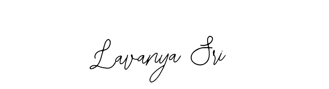 How to make Lavanya Sri name signature. Use Bearetta-2O07w style for creating short signs online. This is the latest handwritten sign. Lavanya Sri signature style 12 images and pictures png