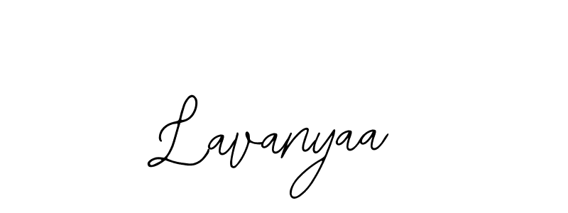 Use a signature maker to create a handwritten signature online. With this signature software, you can design (Bearetta-2O07w) your own signature for name Lavanyaa. Lavanyaa signature style 12 images and pictures png