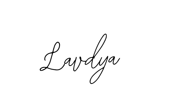 How to make Lavdya name signature. Use Bearetta-2O07w style for creating short signs online. This is the latest handwritten sign. Lavdya signature style 12 images and pictures png