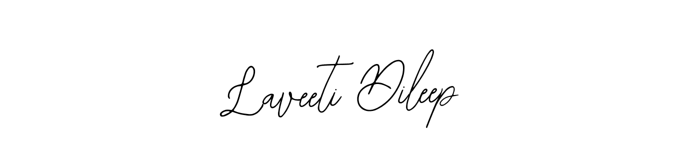 How to make Laveeti Dileep name signature. Use Bearetta-2O07w style for creating short signs online. This is the latest handwritten sign. Laveeti Dileep signature style 12 images and pictures png