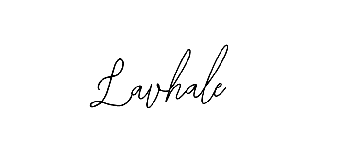 How to make Lavhale name signature. Use Bearetta-2O07w style for creating short signs online. This is the latest handwritten sign. Lavhale signature style 12 images and pictures png