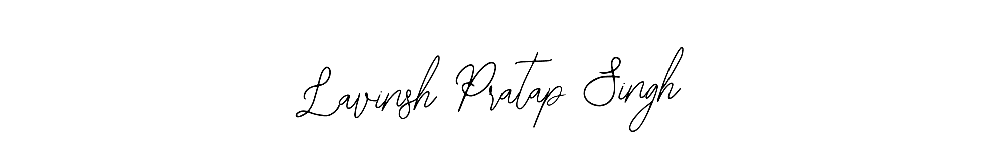 You should practise on your own different ways (Bearetta-2O07w) to write your name (Lavinsh Pratap Singh) in signature. don't let someone else do it for you. Lavinsh Pratap Singh signature style 12 images and pictures png