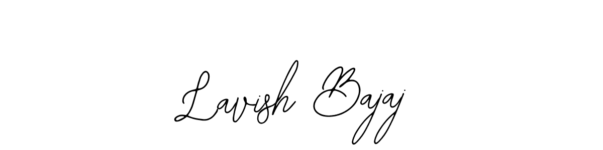 How to make Lavish Bajaj name signature. Use Bearetta-2O07w style for creating short signs online. This is the latest handwritten sign. Lavish Bajaj signature style 12 images and pictures png