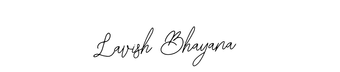 Also we have Lavish Bhayana name is the best signature style. Create professional handwritten signature collection using Bearetta-2O07w autograph style. Lavish Bhayana signature style 12 images and pictures png